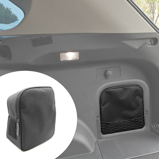 TulinTulin Trunk Upgrade, Trunk Organizer Pocket Bag, Trunk Cubby Storage bag,Cargo side pocket For Toyota Rav4 2025 2024 2023 2022 2021 2020 2019 Black, 1 pc